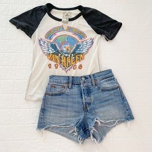 FREE PEOPLE Van Halen graphic band tee